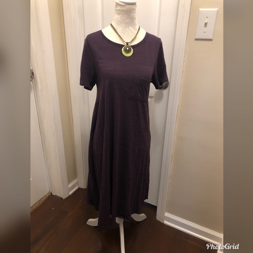 Lularoe Beautiful Purple Heathered Carly